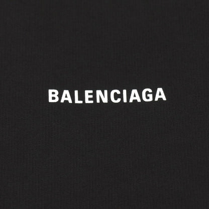 【中古】バレンシアガ BALENCIAGA WARDROBE コットン プルオーバー パーカー ブラック【サイズL】【 状態ランクA 】【 メンズ 】