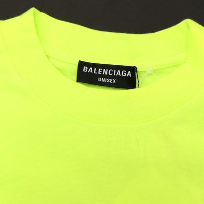 【中古】バレンシアガ BALENCIAGA World Food Programme コットン クルーネック 半袖Ｔシャツ ネオンライム【サイズS】【 状態ランクA 】【 メンズ 】