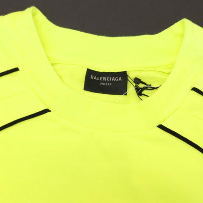 【中古】バレンシアガ BALENCIAGA コットン クルーネック 半袖Ｔシャツ ネオンイエロー【サイズ1】【 状態ランクA 】【 メンズ 】