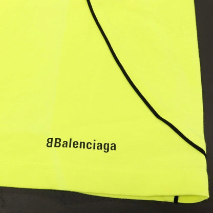 【中古】バレンシアガ BALENCIAGA コットン クルーネック 半袖Ｔシャツ ネオンイエロー【サイズ1】【 状態ランクA 】【 メンズ 】