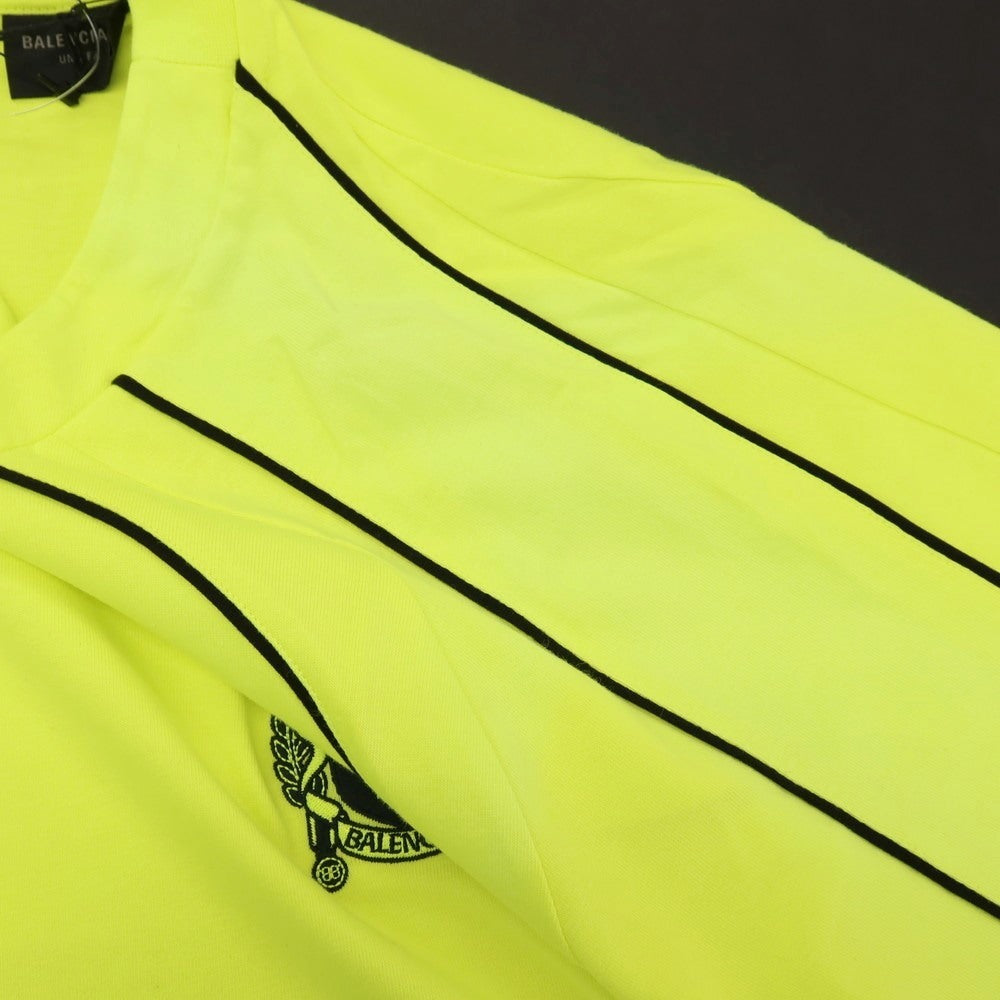 【中古】バレンシアガ BALENCIAGA コットン クルーネック 半袖Ｔシャツ ネオンイエロー【サイズ1】【 状態ランクA 】【 メンズ 】