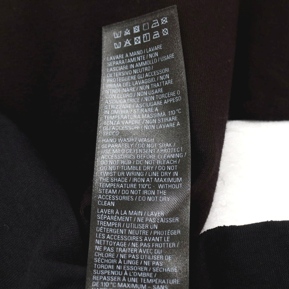 【中古】バレンシアガ BALENCIAGA ダメージ加工 コットン CD 半袖Ｔシャツ ブラック【サイズS】【 状態ランクA 】【 メンズ 】[CPD]