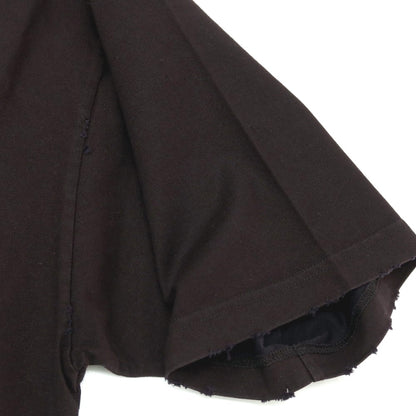 【中古】バレンシアガ BALENCIAGA ダメージ加工 コットン CD 半袖Ｔシャツ ブラック【サイズS】【 状態ランクA 】【 メンズ 】