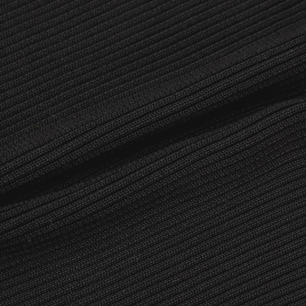 【中古】バレンシアガ BALENCIAGA GARDE-ROBE シルク ハイネック リブニット ブラック【サイズM】【 状態ランクA 】【 メンズ 】[BPD]