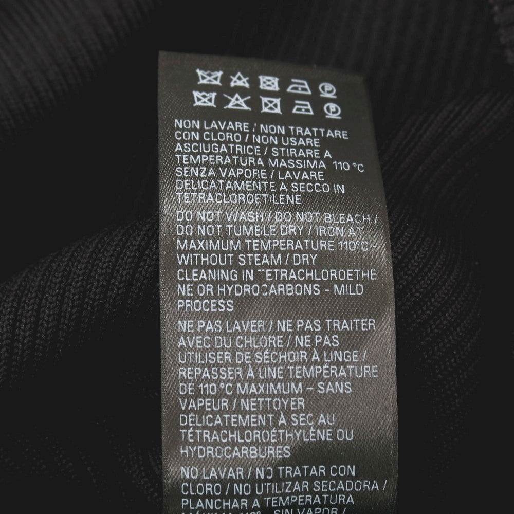 【中古】バレンシアガ BALENCIAGA GARDE-ROBE シルク ハイネック リブニット ブラック【サイズM】【 状態ランクA 】【 メンズ 】[BPD]