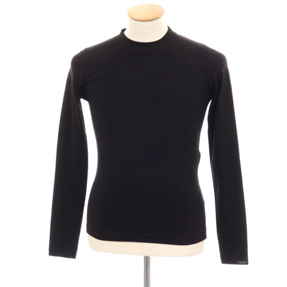 【中古】【未使用】バレンシアガ BALENCIAGA GARDE-ROBE コットンポリウレタン クルーネック 長袖Ｔシャツ ブラック【サイズS】【 状態ランクS 】【 メンズ 】