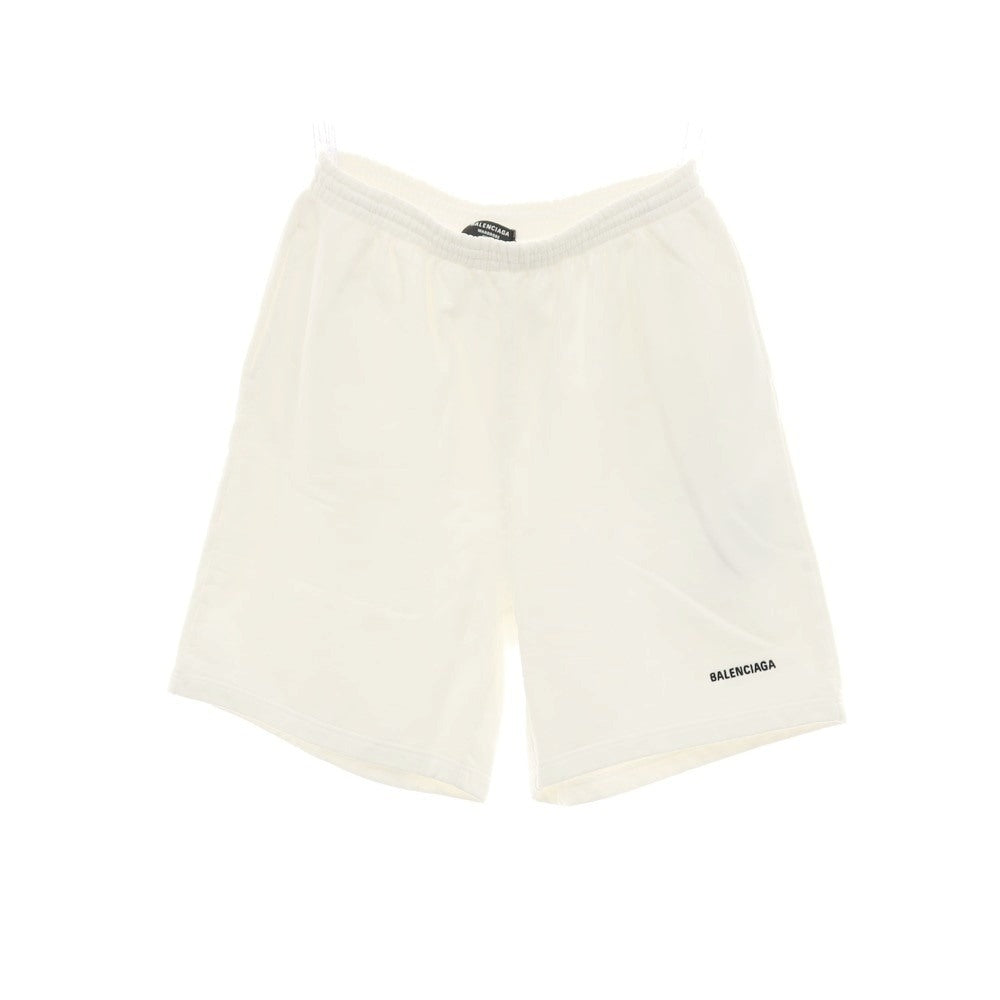 【中古】【未使用】バレンシアガ BALENCIAGA WARDROBE UNIFIT コットン スウェット ショートパンツ ホワイト【サイズS】【 状態ランクS 】【 ユニセックス 】