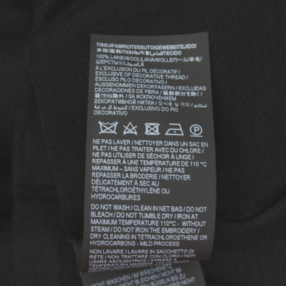 【中古】【未使用】サンローラン SAINT LAURENT ウール 半袖 ポロニット ブラック【サイズS】【 状態ランクS 】【 メンズ 】