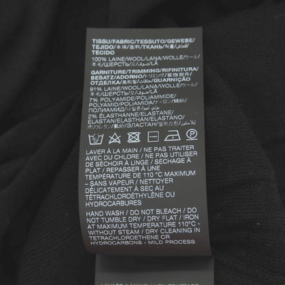 【中古】【未使用】サンローランパリ SAINT LAURENT PARIS ハイゲージ ウール クルーネックニット ブラック【サイズS】【 状態ランクS 】【 メンズ 】
