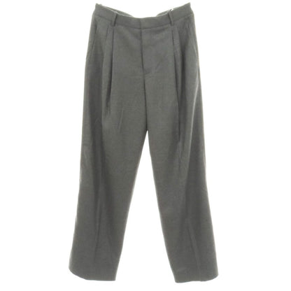 【中古】【未使用】サンローラン SAINT LAURENT カシミヤ ドレススラックスパンツ グレー【サイズ48】【 状態ランクS 】【 メンズ 】