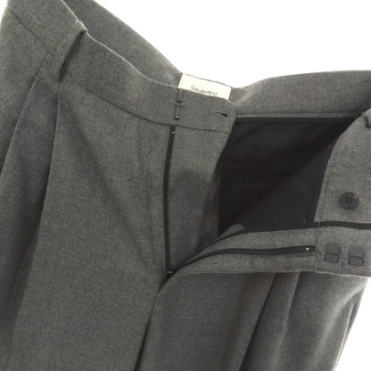 【中古】【未使用】サンローラン SAINT LAURENT カシミヤ ドレススラックスパンツ グレー【サイズ48】【 状態ランクS 】【 メンズ 】