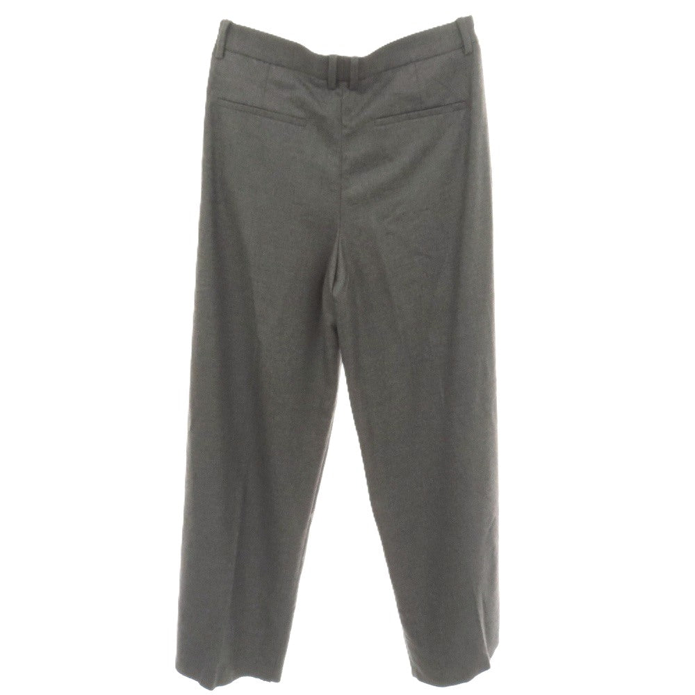 【中古】【未使用】サンローラン SAINT LAURENT カシミヤ ドレススラックスパンツ グレー【サイズ48】【 状態ランクS 】【 メンズ 】