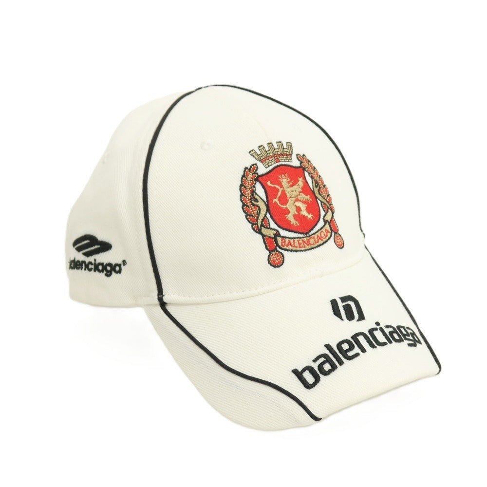 【中古】【未使用】バレンシアガ BALENCIAGA Tokyo Cap ベースボールキャップ 帽子 ホワイト【サイズL（59cm）】【 状態ランクS 】【 メンズ 】