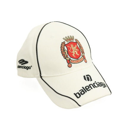 【中古】【未使用】バレンシアガ BALENCIAGA Tokyo Cap ベースボールキャップ 帽子 ホワイト【サイズL（59cm）】【 状態ランクS 】【 メンズ 】