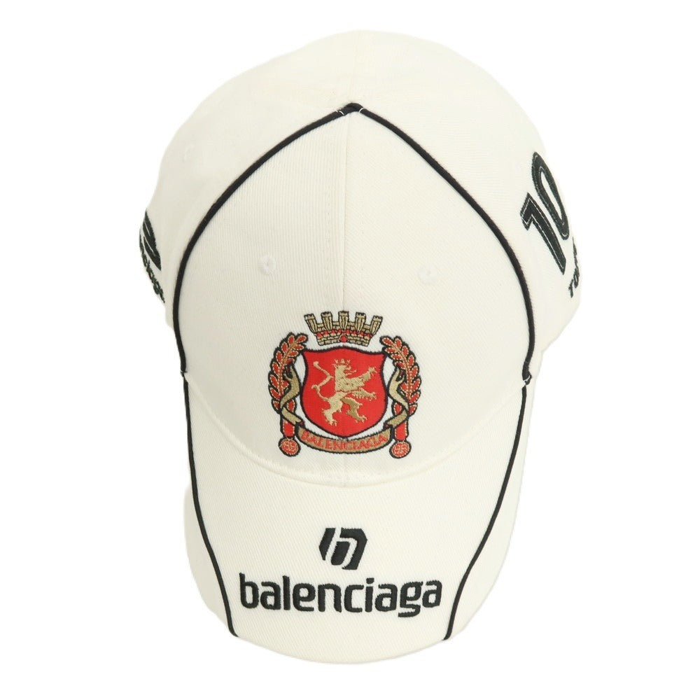 【中古】【未使用】バレンシアガ BALENCIAGA Tokyo Cap ベースボールキャップ 帽子 ホワイト【サイズL（59cm）】【 状態ランクS 】【 メンズ 】