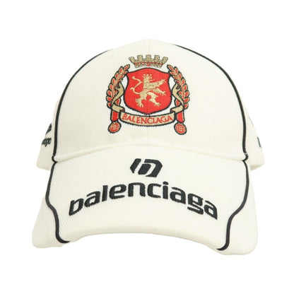 【中古】【未使用】バレンシアガ BALENCIAGA Tokyo Cap ベースボールキャップ 帽子 ホワイト【サイズL（59cm）】【 状態ランクS 】【 メンズ 】