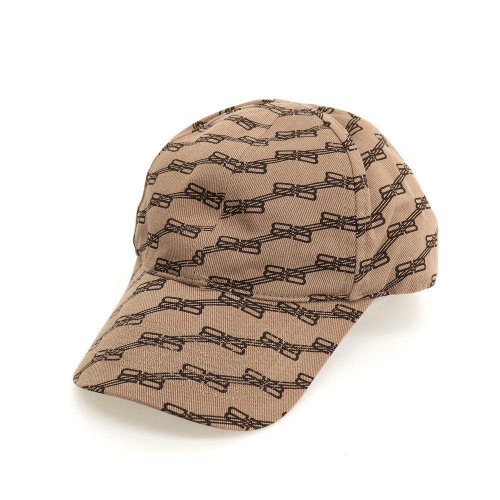 【中古】【未使用】バレンシアガ BALENCIAGA BB MONOGRAM CAP ベースボールキャップ 帽子 ブラウン【サイズL（59cm）】【 状態ランクS 】【 メンズ 】