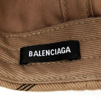 【中古】【未使用】バレンシアガ BALENCIAGA BB MONOGRAM CAP ベースボールキャップ 帽子 ブラウン【サイズL（59cm）】【 状態ランクS 】【 メンズ 】