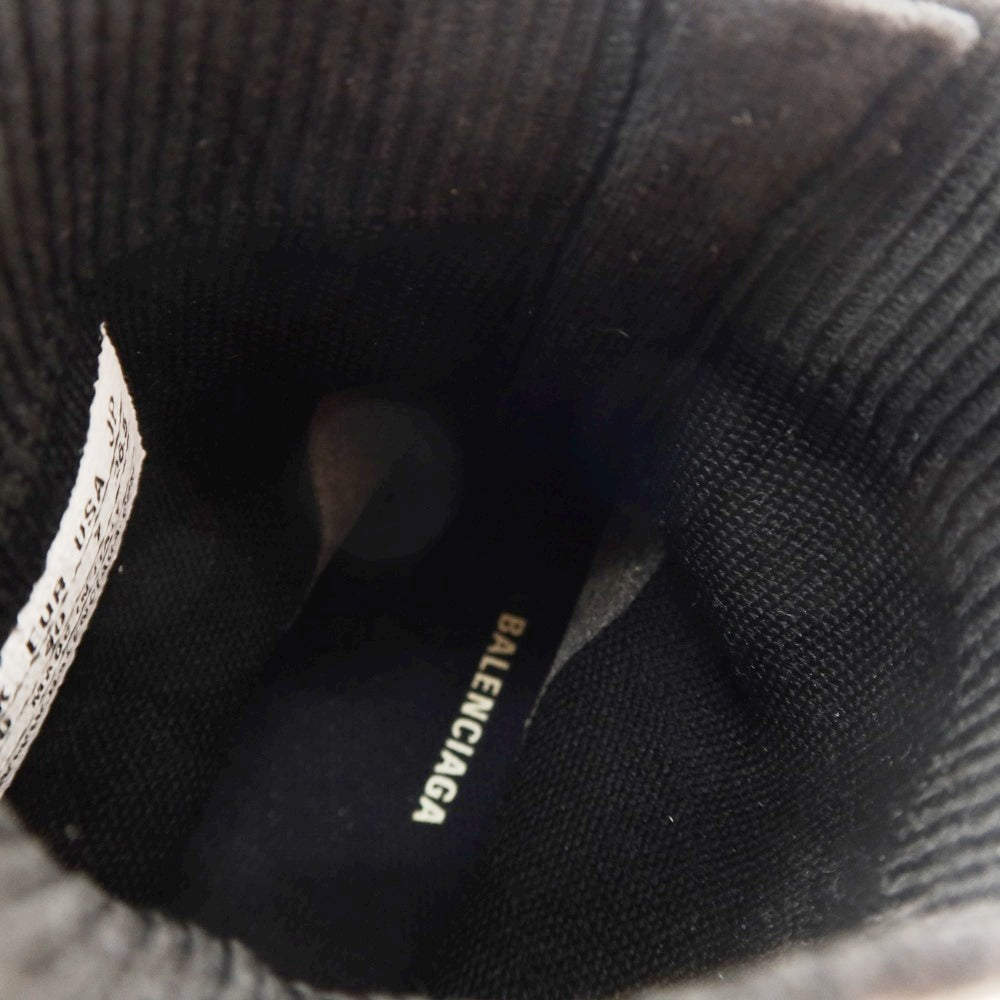 【中古】【未使用】バレンシアガ BALENCIAGA 3XL SOCK リサイクルニット スニーカー ブラック【サイズ26.5】【 状態ランクS 】【 メンズ 】