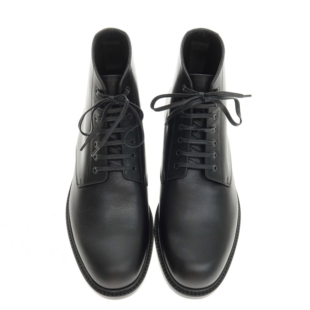 【中古】【未使用】サンローランパリ SAINT LAURENT PARIS ARMY20 DESERT BOOT レザー ブーツ ブラック【 サイズ41 】【 状態ランクS 】【 メンズ 】 [APD]