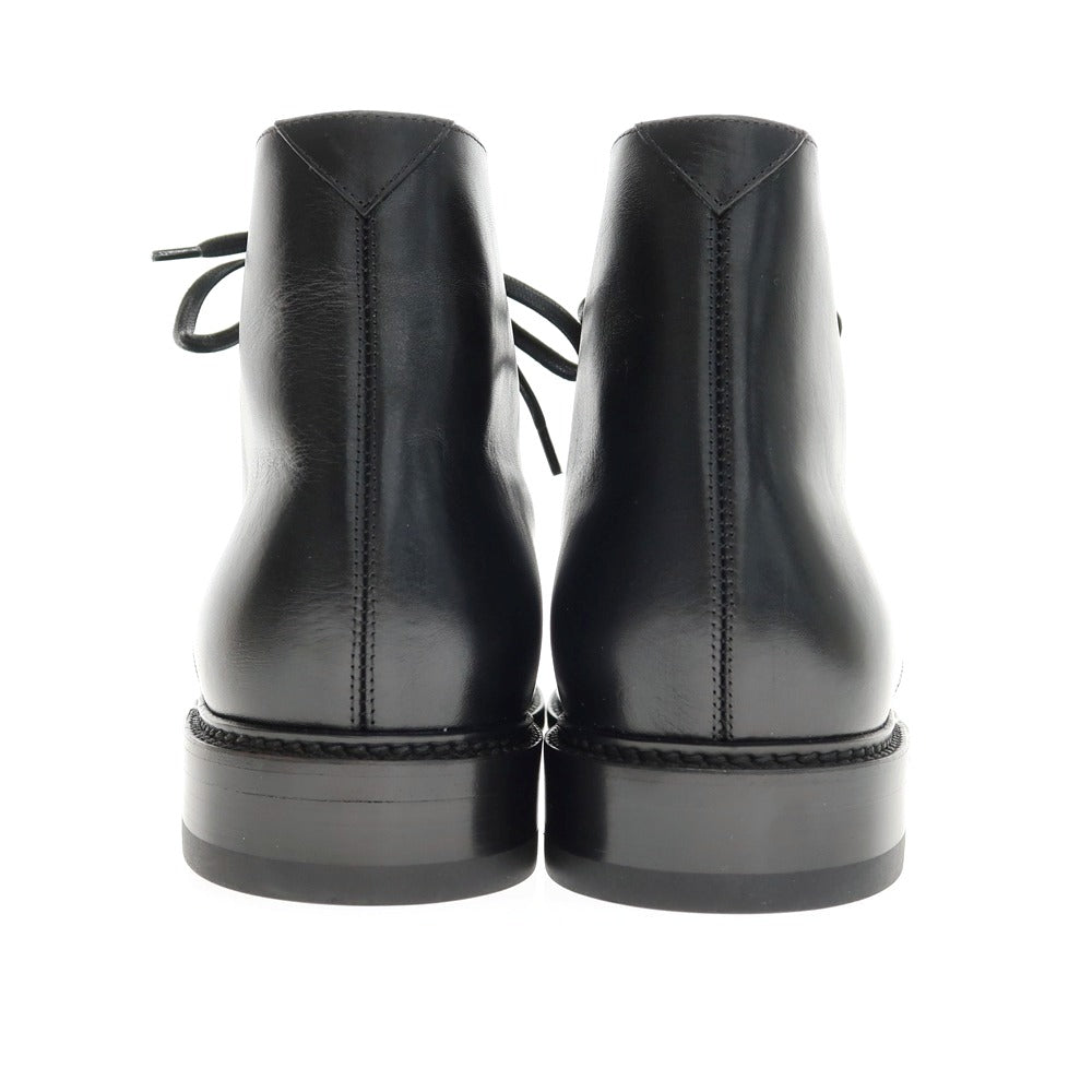 【中古】【未使用】サンローランパリ SAINT LAURENT PARIS ARMY20 DESERT BOOT レザー ブーツ ブラック【 サイズ41 】【 状態ランクS 】【 メンズ 】 [APD]