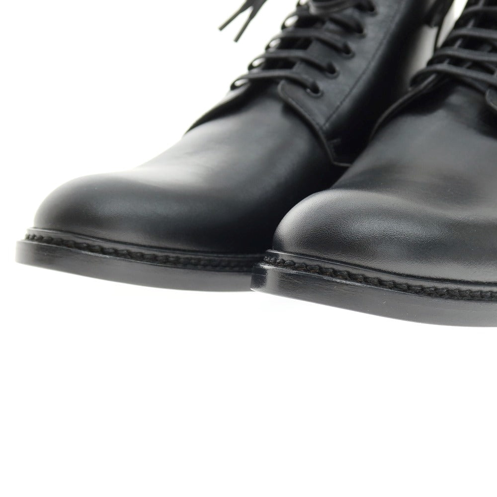 【中古】【未使用】サンローランパリ SAINT LAURENT PARIS ARMY20 DESERT BOOT レザー ブーツ ブラック【 サイズ41 】【 状態ランクS 】【 メンズ 】 [APD]