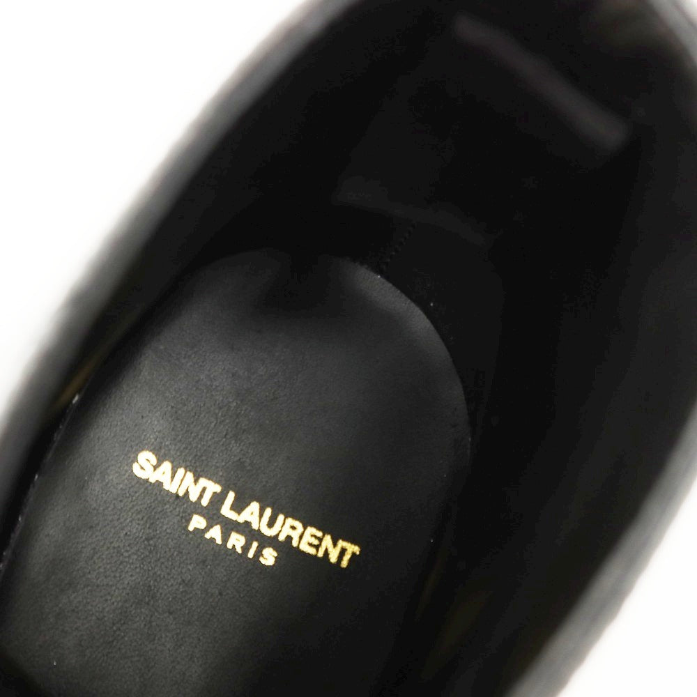 【中古】【未使用】サンローランパリ SAINT LAURENT PARIS ARMY20 DESERT BOOT レザー ブーツ ブラック【 サイズ41 】【 状態ランクS 】【 メンズ 】 [APD]