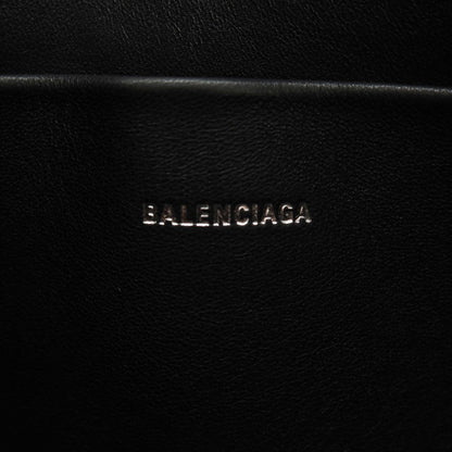 【中古】【未使用】バレンシアガ BALENCIAGA レザー クラッチバッグ ブラック【 状態ランクS 】【 メンズ 】