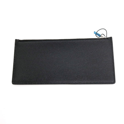 【SALE10%OFF/返品不可】【中古】【未使用】サンローラン SAINT LAURENT レザー フラグメントケース ブラック【 状態ランクS 】【 メンズ 】