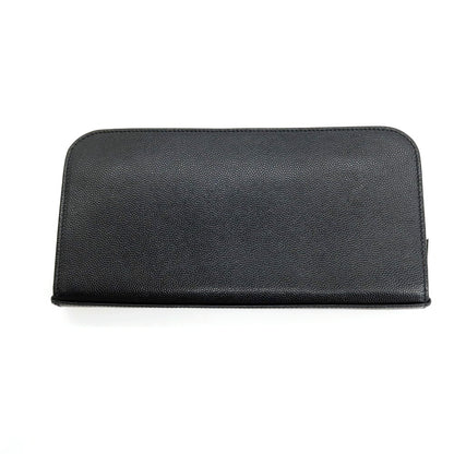【SALE10%OFF/返品不可】【中古】サンローランパリ SAINT LAURENT PARIS レザー ラウンドジップ 長財布 ブラック【 状態ランクA 】【 メンズ 】