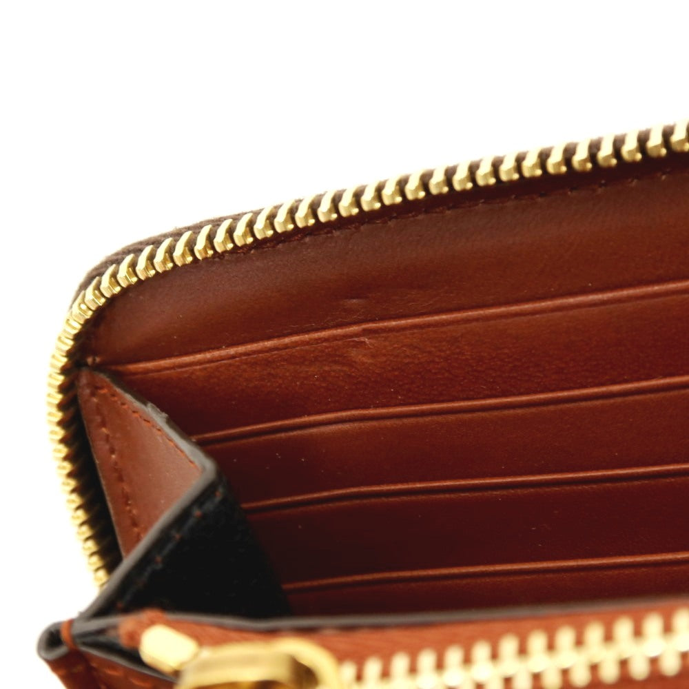 【SALE10%OFF/返品不可】【中古】サンローランパリ SAINT LAURENT PARIS ル・モノグラム レザー ラウンドジップ 長財布 ダークブラウン【 状態ランクA 】【 ユニセックス 】