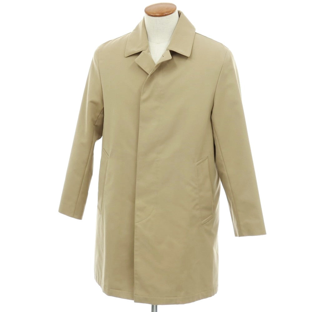 【中古】マッキントッシュフィロソフィー MACKINTOSH PHILOSOPHY TROTTER ポリエステル ステンカラーコート ベージュ【サイズ38】【 状態ランクC 】【 メンズ 】[BPD]