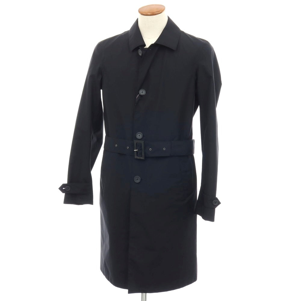 【中古】【未使用】ヘルノ Herno Laminar GORE-TEX ポリエステル ステンカラーコート ネイビー【サイズ46】【 状態ランクS 】【 メンズ 】