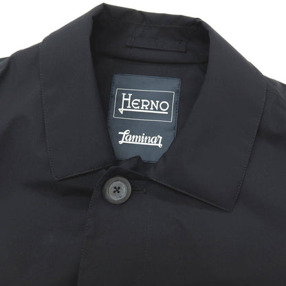 【中古】【未使用】ヘルノ Herno Laminar GORE-TEX ポリエステル ステンカラーコート ネイビー【サイズ46】【 状態ランクS 】【 メンズ 】