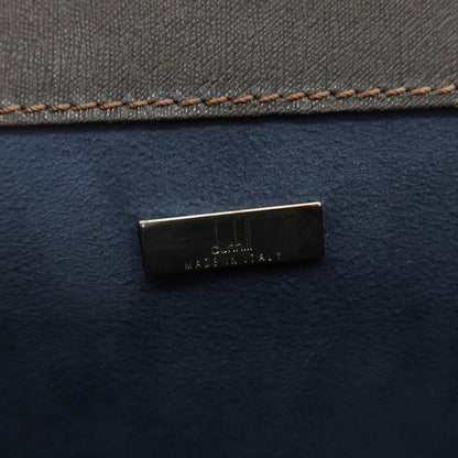【中古】ダンヒル Dunhill 牛革 セカンドバッグ ダークブラウン【 状態ランクA 】【 メンズ 】