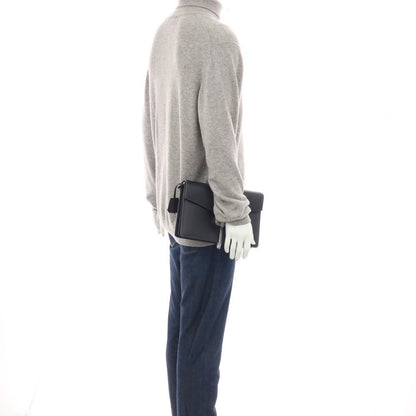 【中古】ダンヒル Dunhill 牛革 セカンドバッグ ダークブラウン【 状態ランクA 】【 メンズ 】