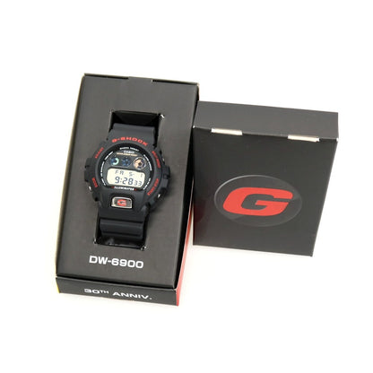 【中古】ジーショック G-SHOCK DW-6900TR クォーツ式 腕時計 ブラックxレッド【 状態ランクA 】【 メンズ 】