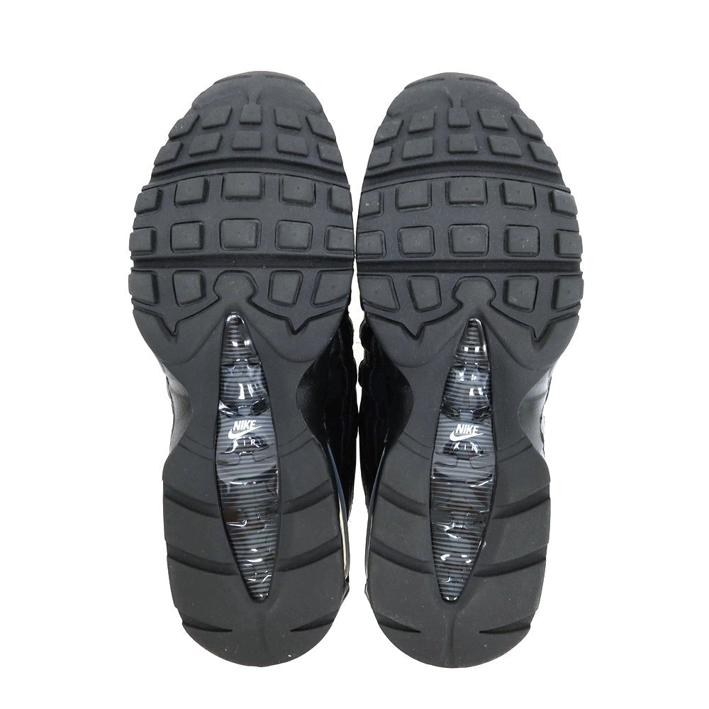 【中古】ナイキ NIKE AIR MAX 95 BIG BUBBLE レザー スニーカー ブラック【サイズ26.5】【 状態ランクA 】【 メンズ 】