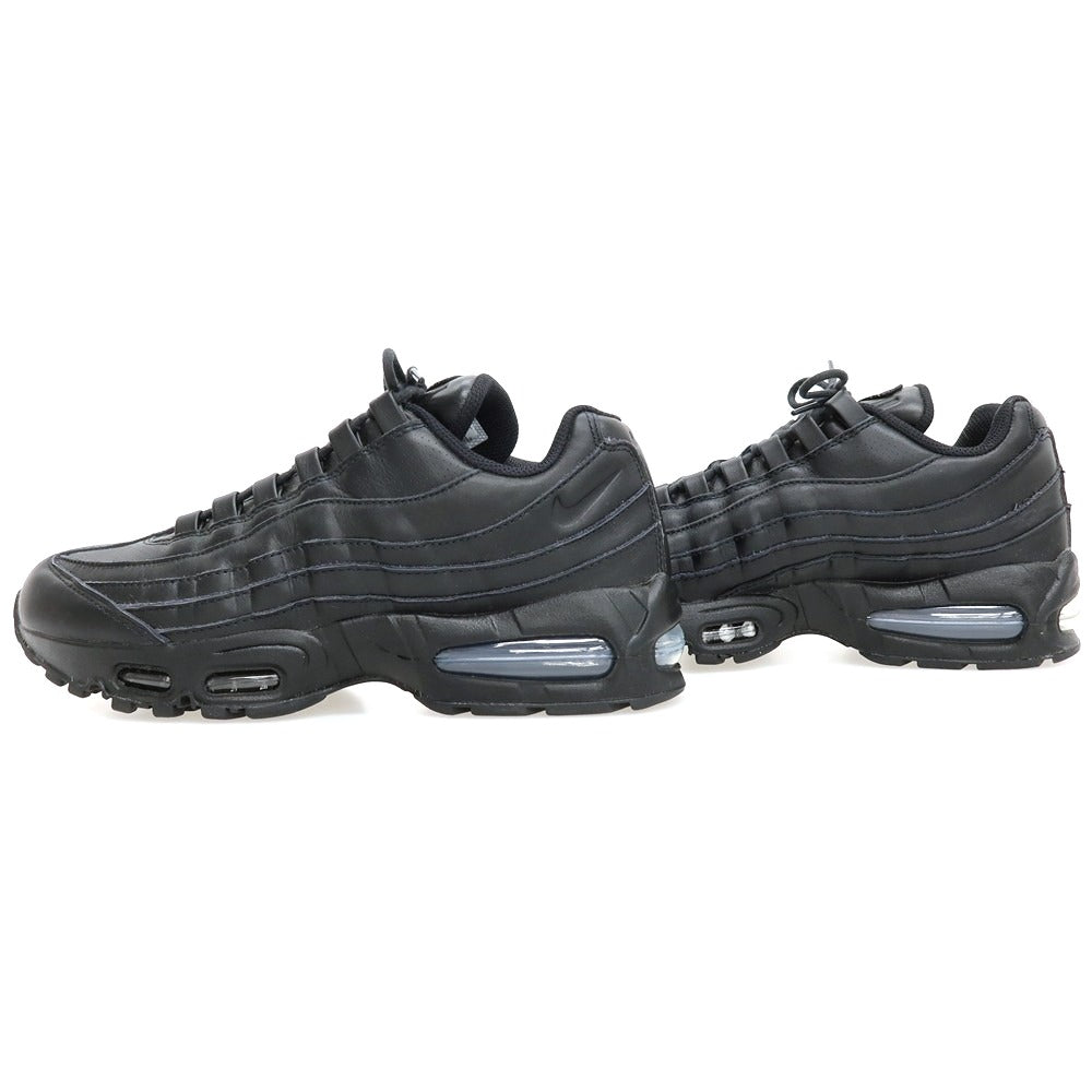 【中古】ナイキ NIKE AIR MAX 95 BIG BUBBLE レザー スニーカー ブラック【サイズ26.5】【 状態ランクA 】【 メンズ 】