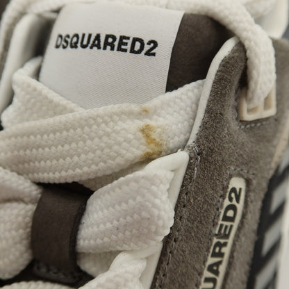 【新品アウトレット】ディースクエアード DSQUARED2 Wave スエード系 スニーカー ブラック【サイズ42】【 状態ランクN- 】【 メンズ 】