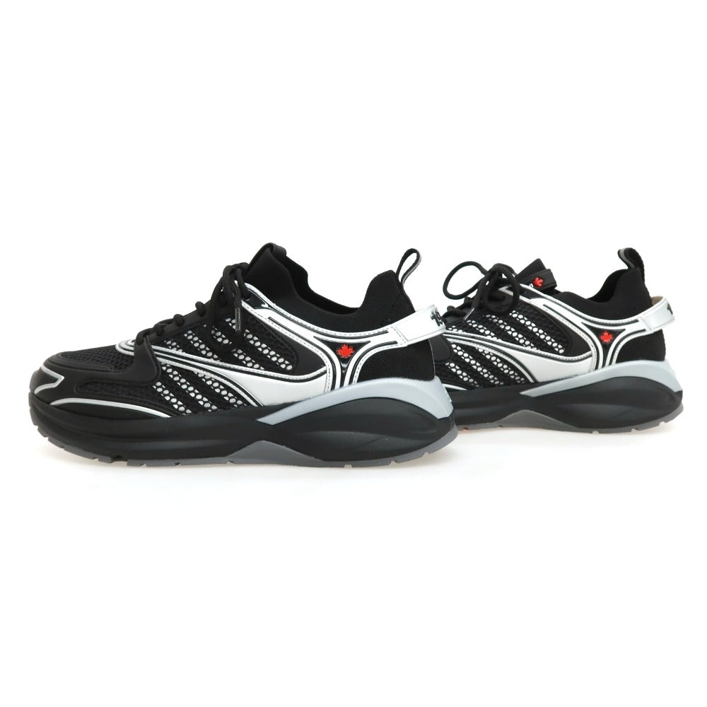 【新品】ディースクエアード DSQUARED2 Dash ナイロン系 スニーカー ブラック【サイズ42】【 状態ランクN 】【 メンズ 】