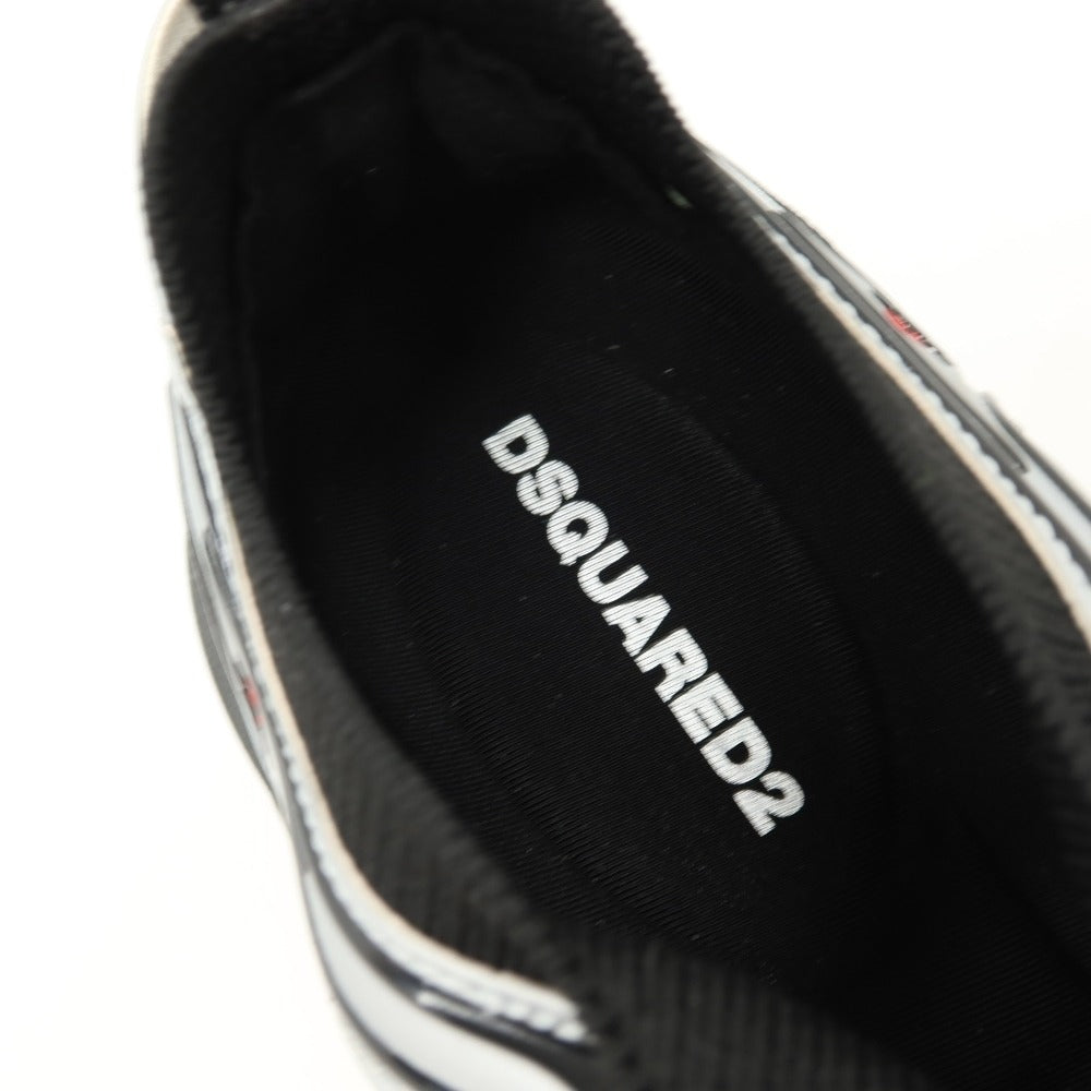 【新品】ディースクエアード DSQUARED2 Dash ナイロン系 スニーカー ブラック【サイズ42】【 状態ランクN 】【 メンズ 】