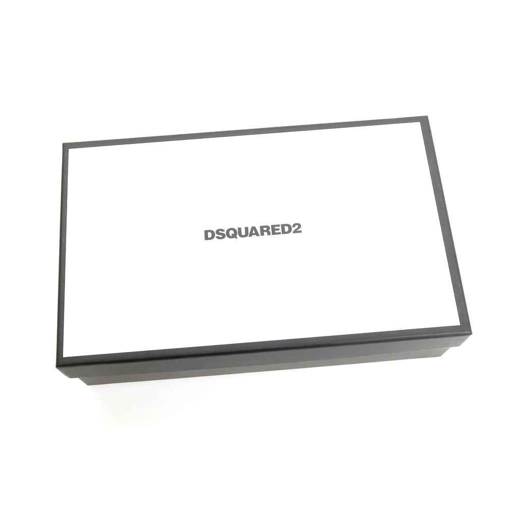 【新品】ディースクエアード DSQUARED2 サフィアーノレザー Neck Wallets ネックストラップ付き財布 ブラック【 状態ランクN 】【 メンズ 】