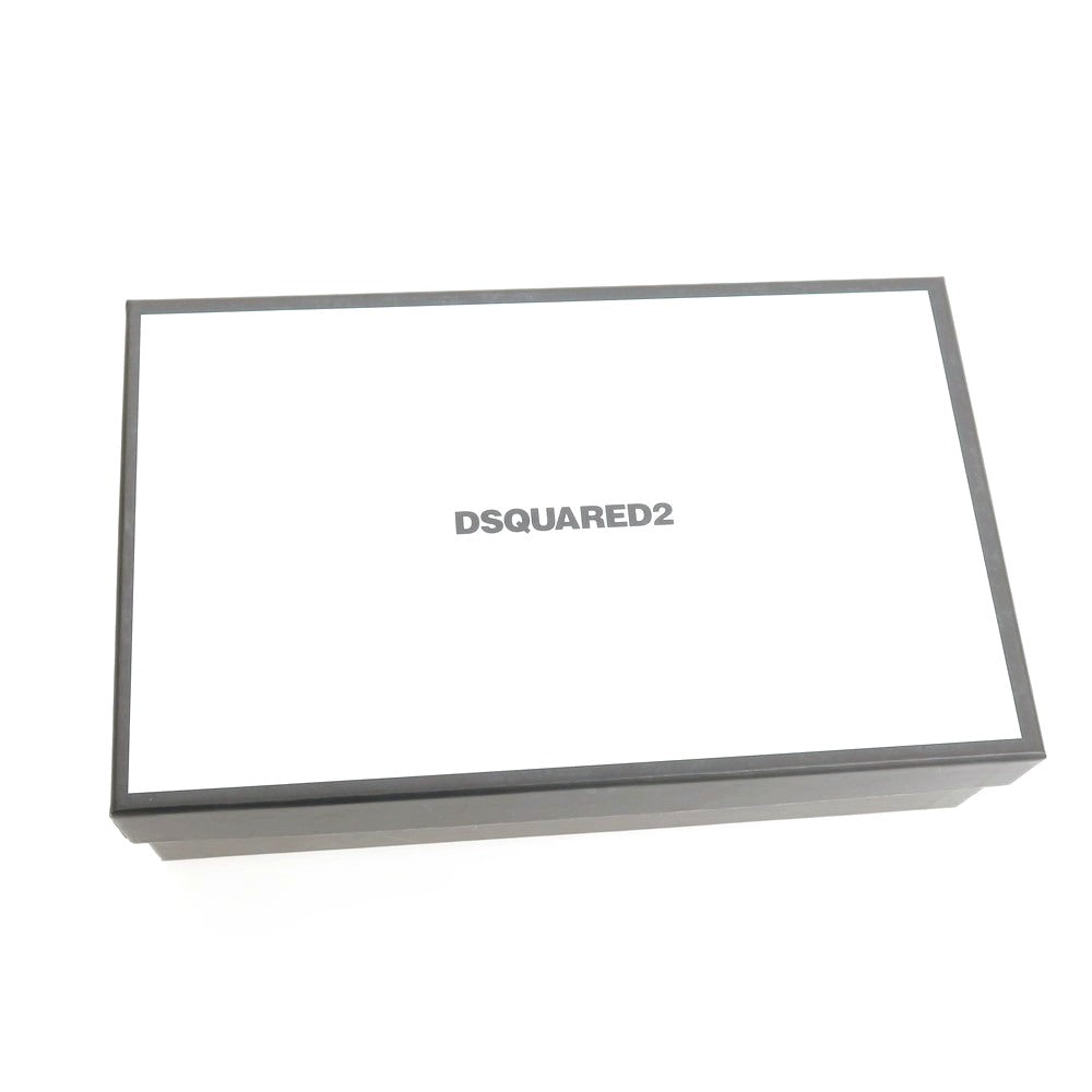 【新品】ディースクエアード DSQUARED2 サフィアーノレザー Neck Wallets ネックストラップ付き財布 ブラック【 状態ランクN 】【 メンズ 】