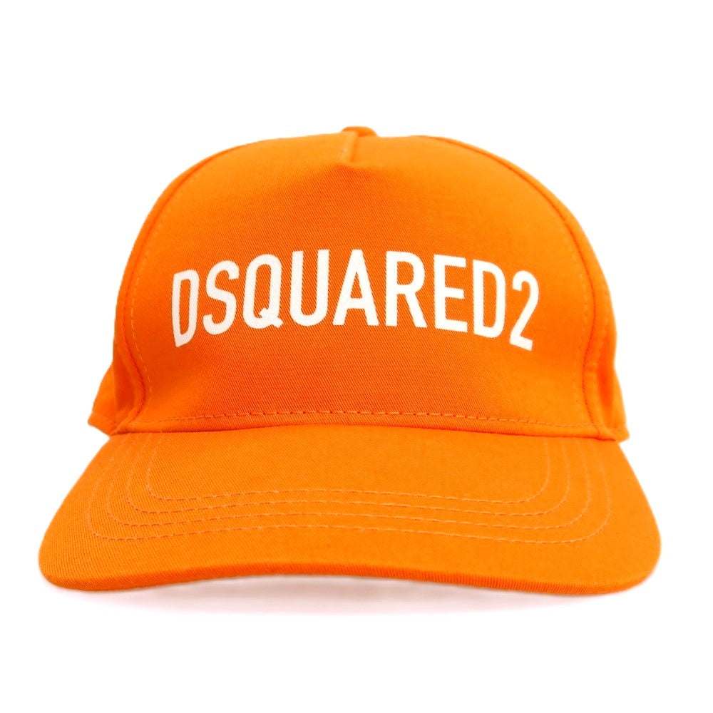 【新品】ディースクエアード DSQUARED2 ONE LIFE ONE PLANET ベースボールキャップ 帽子 オレンジ【 状態ランクN 】【 メンズ 】