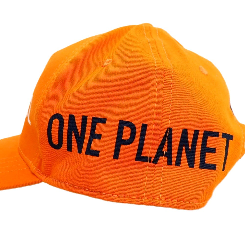 【新品】ディースクエアード DSQUARED2 ONE LIFE ONE PLANET ベースボールキャップ 帽子 オレンジ【 状態ランクN 】【 メンズ 】