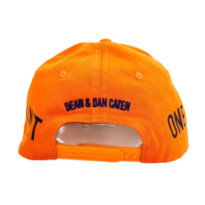 【SALE10%OFF/返品不可】【新品】ディースクエアード DSQUARED2 ONE LIFE ONE PLANET ベースボールキャップ 帽子 オレンジ【 状態ランクN 】【 メンズ 】