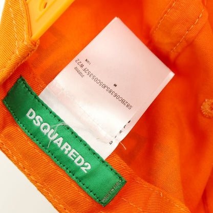 【SALE10%OFF/返品不可】【新品】ディースクエアード DSQUARED2 ONE LIFE ONE PLANET ベースボールキャップ 帽子 オレンジ【 状態ランクN 】【 メンズ 】