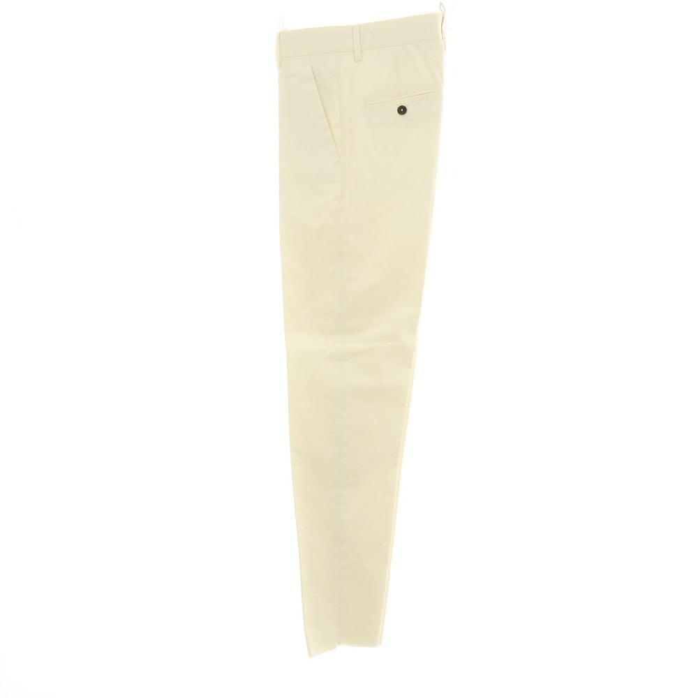 【新品】ディースクエアード DSQUARED2 CAPRI ツイルコットンポリウレタン 2つボタンスーツ セットアップ アイボリー【サイズ42】【 状態ランクN 】【 メンズ 】[CPD]