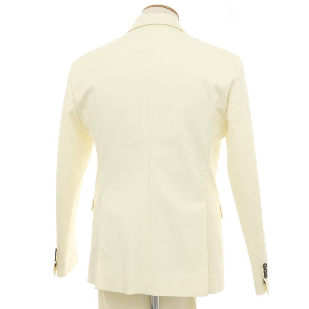 【SALE30%OFF/返品不可】【新品アウトレット】ディースクエアード DSQUARED2 CAPRI ツイルコットンポリウレタン 2つボタンスーツ セットアップ アイボリー【 サイズ46 】【 状態ランクN- 】【 メンズ 】